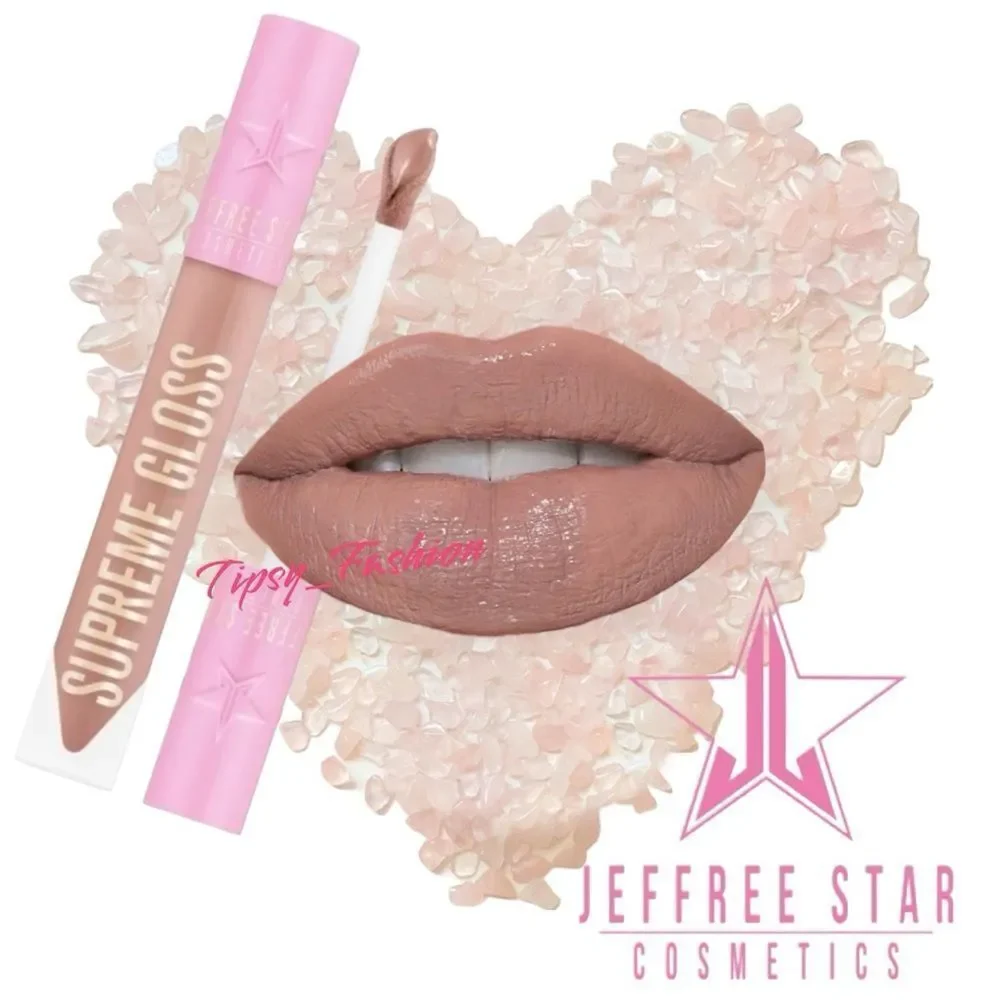 Jeffree Star Supreme Gloss Lip Gloss Nude Shade Full Size NIB Celebrity Skin